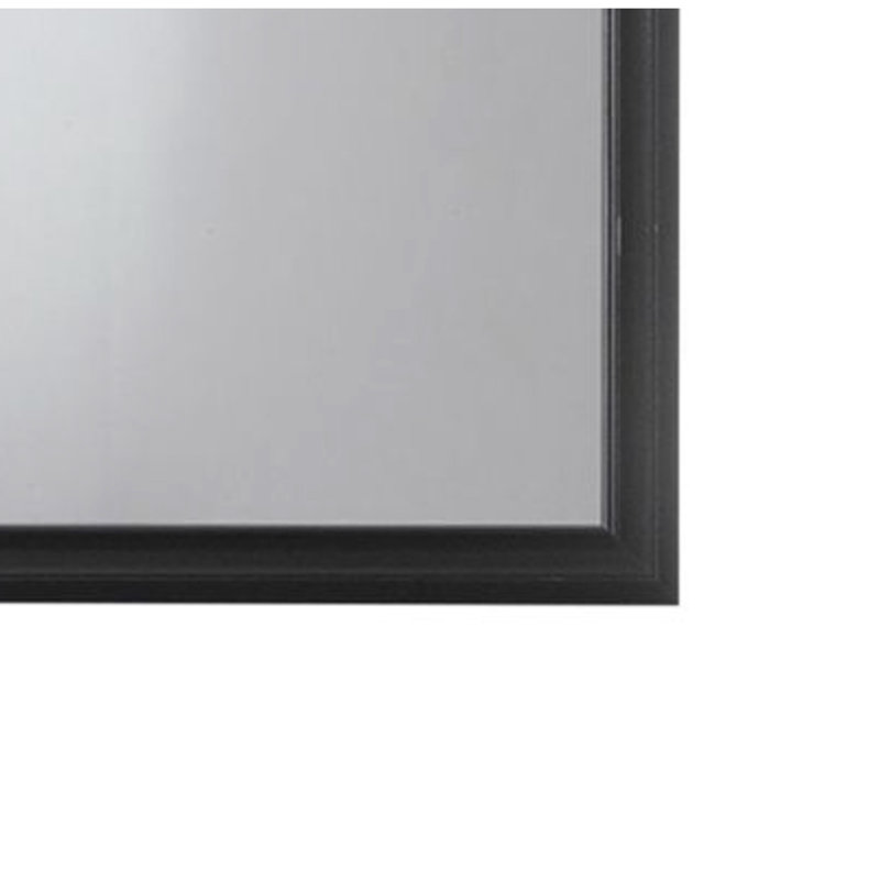 Miroir à finition noire Naima, Noir