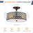 3-light Crystal Semi Flush Mount-979476270