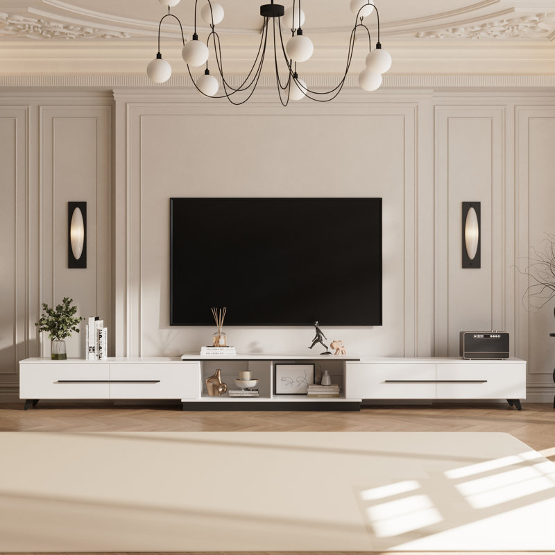 Hoschton TV Stand, White