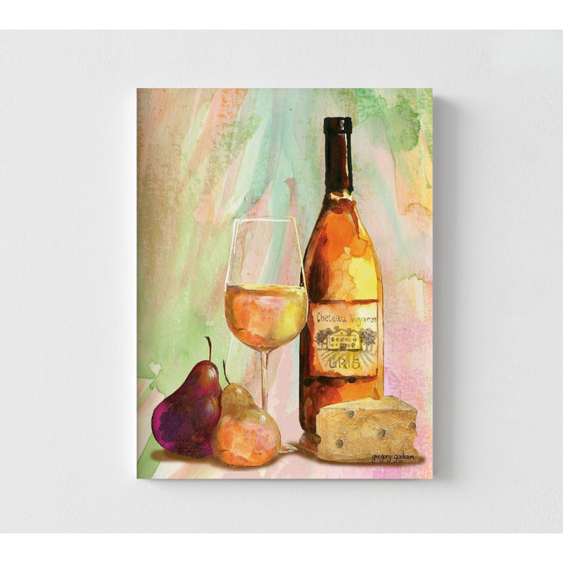 Décoration de bar à vin blanc, verre à vin, décoration de bureau de vigneron, décor de bureau de vignoble, impression d'affiche moderne pour restaurant d'hôtel