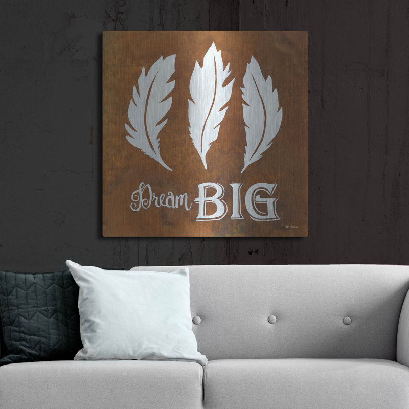 «Dream Big» par Britt Hallowell, H 36 po x l 36 po