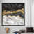Black Floater Framed