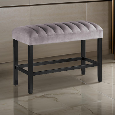 Jadell Velvet Upholstered Bench