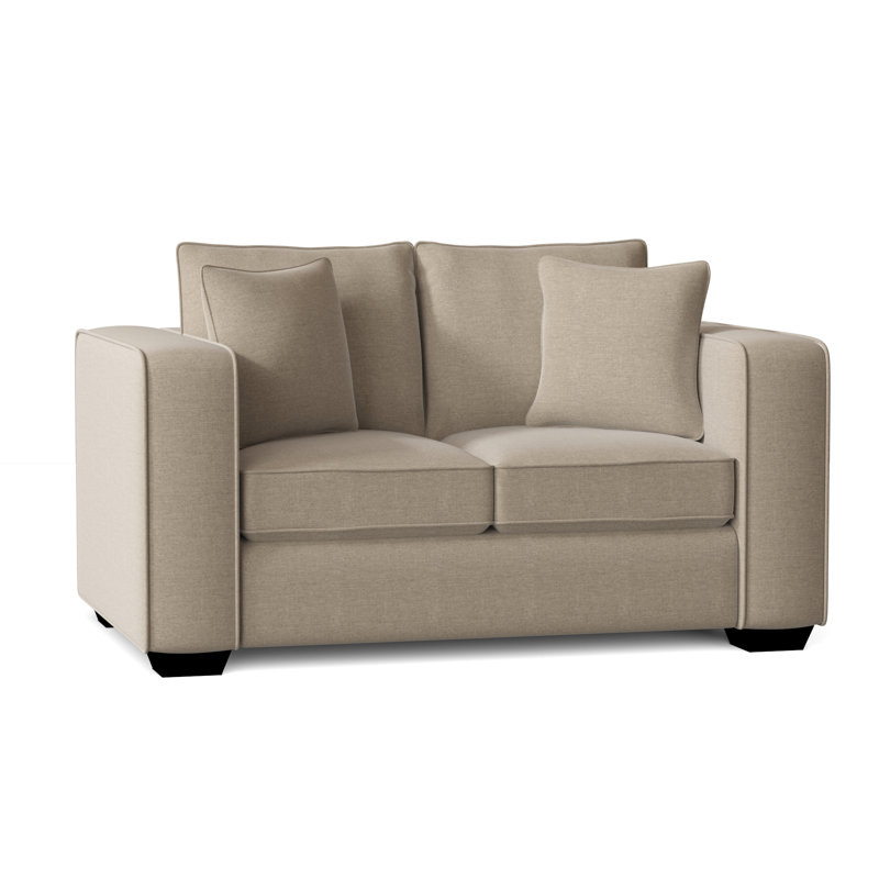 Juliet Upholstered 64'' Reclining Sleeper Sofa, Jango Sandstone