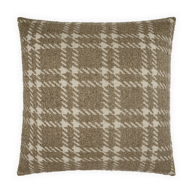 Sherlock Square Pillow Cover & Insert, Cocoa, Square 22"