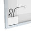 Miroir de meuble-lavabo mural 30 po x 36 po à DEL avec interrupteur tactile antibrouillard blanc / chaud / naturel réglable-1915450039