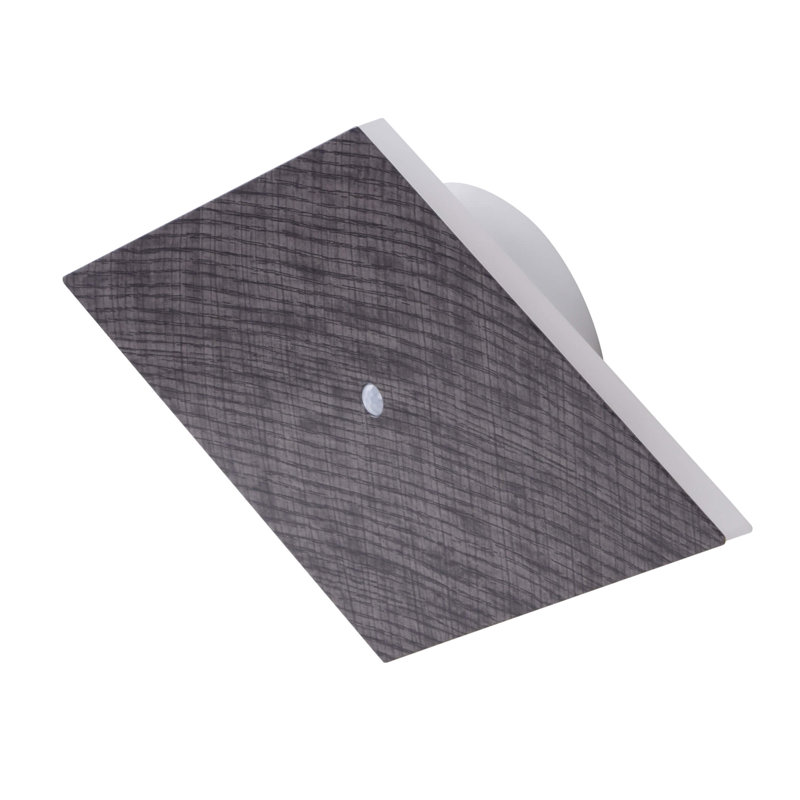 Silva 14-in Integrated LED ETL Certified Wall Sconce Light with Motion Sensor, Dark Wood