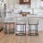 26" Sculptural Swivel Modern Counter Stool-2027557712