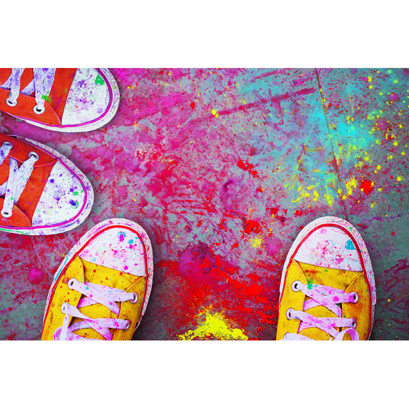Celebration Festival Holi - Wrapped Canvas Print, 81cm H x 122cm W x 3.8cm D