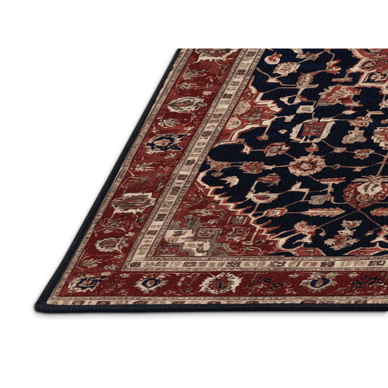 Tapis brun lavable à la machine