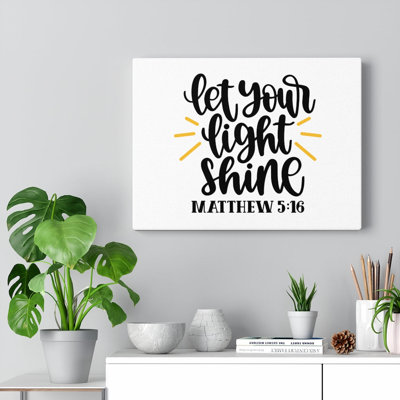 Light Shine - Wrapped Canvas Print