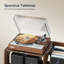 Support pour platine vinyle avec rangement, porte-disques en vinyle, noyer