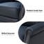 Fauteuil inclinable manuel oscillant en cuir véritable de 30,5 po Anouschka