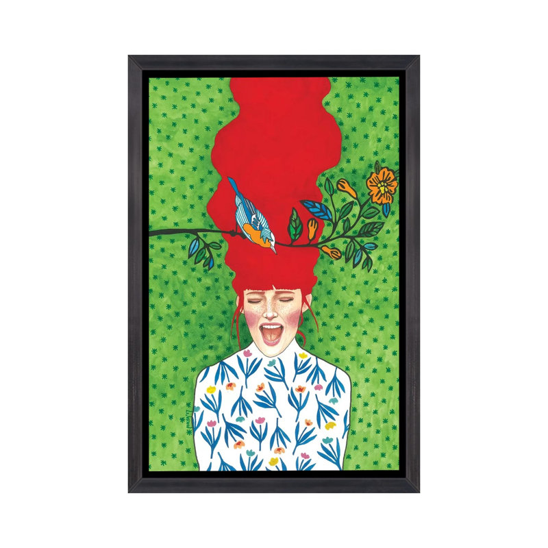 «Lost in the Moment» par Hülya zzdemir - impression d'art graphique, H 60 po x l 40po x P 1,5 po