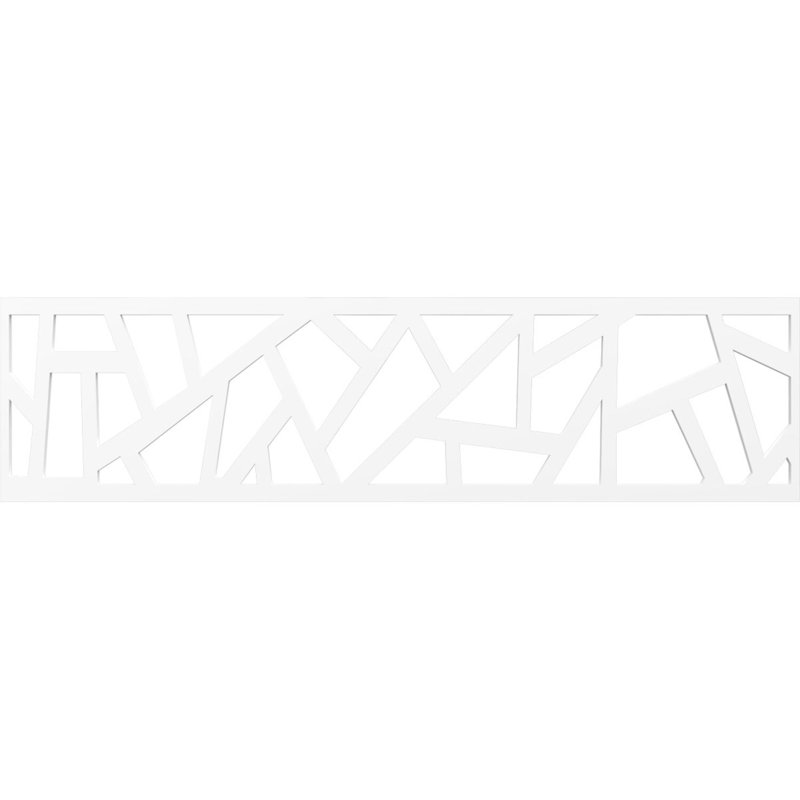 Moulure en bois Harrisburg, H 12 po x l 47 po x P 0,38 po, PVC de qualité architecturale