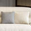 Coussin blanc modulaire 100% polyester