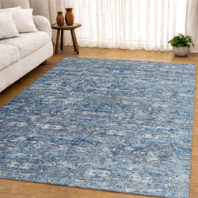 Premium Machine Washable Mayfield AMF2324 Ikat Rug