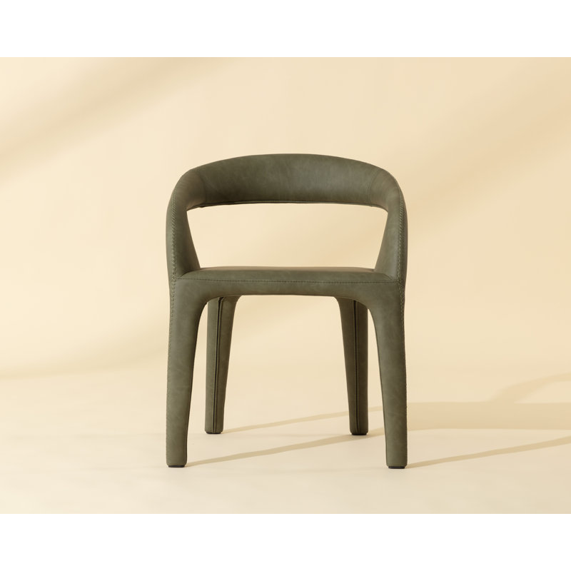 Atika Upholstered Arm Chair, Ivanhoe Pine