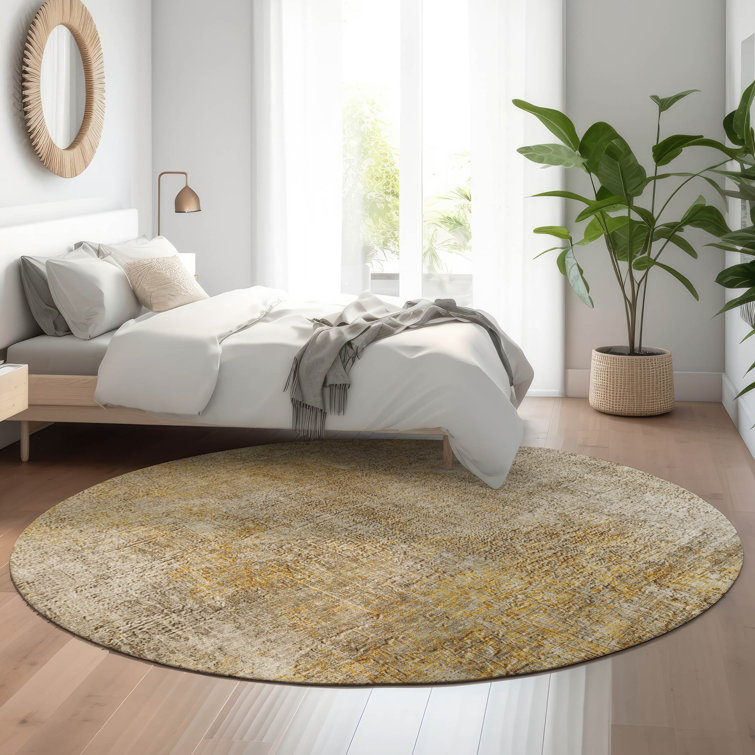 Premium Machine Washable Cerrito AMF593 Beige Rug