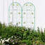 4 Pack Metal Garden Trellis 71" X 19.7", Rustproof For Outdoor Plants Climbing, Flower Aid - Effortless Assembly, Iron Article 71"X19.7", Support, Plant Climb Simple Composition