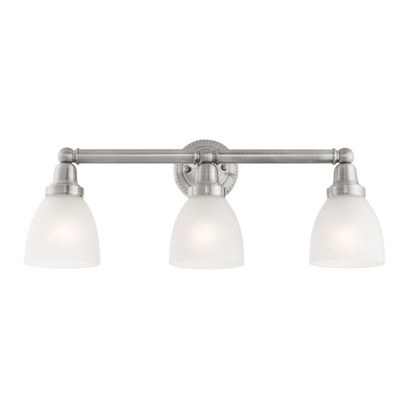 Amida 3 - Light Dimmable Vanity Light, Brushed Nickel
