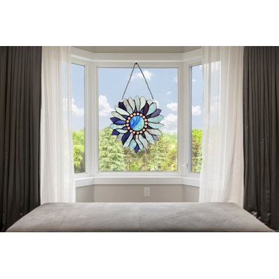 Floral Plants & Flowers Window Panel