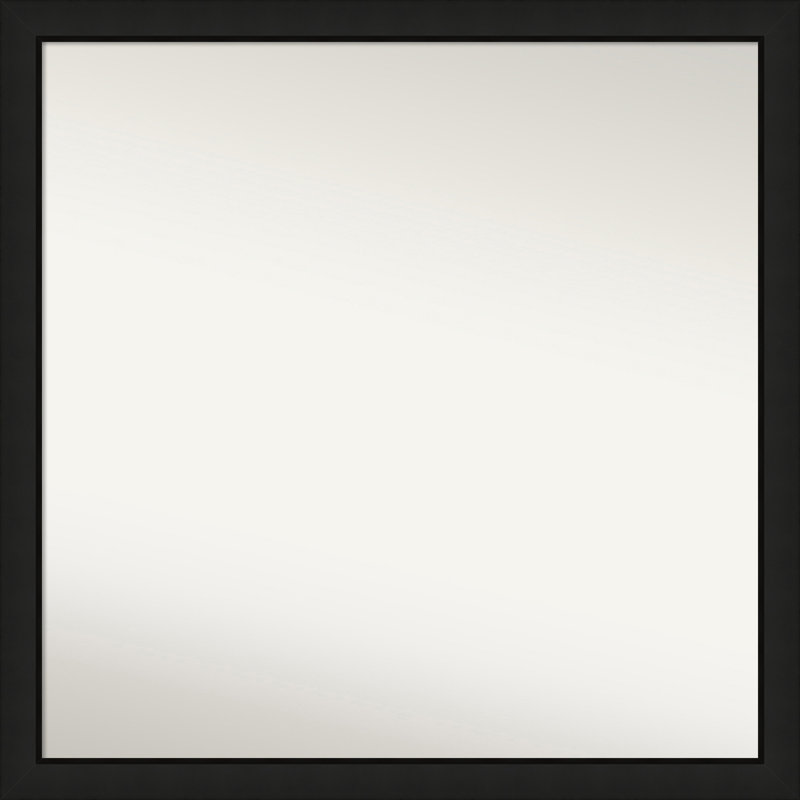 Phil Solid Wood Wall Mirror, Square, 35.25" x 35.25"