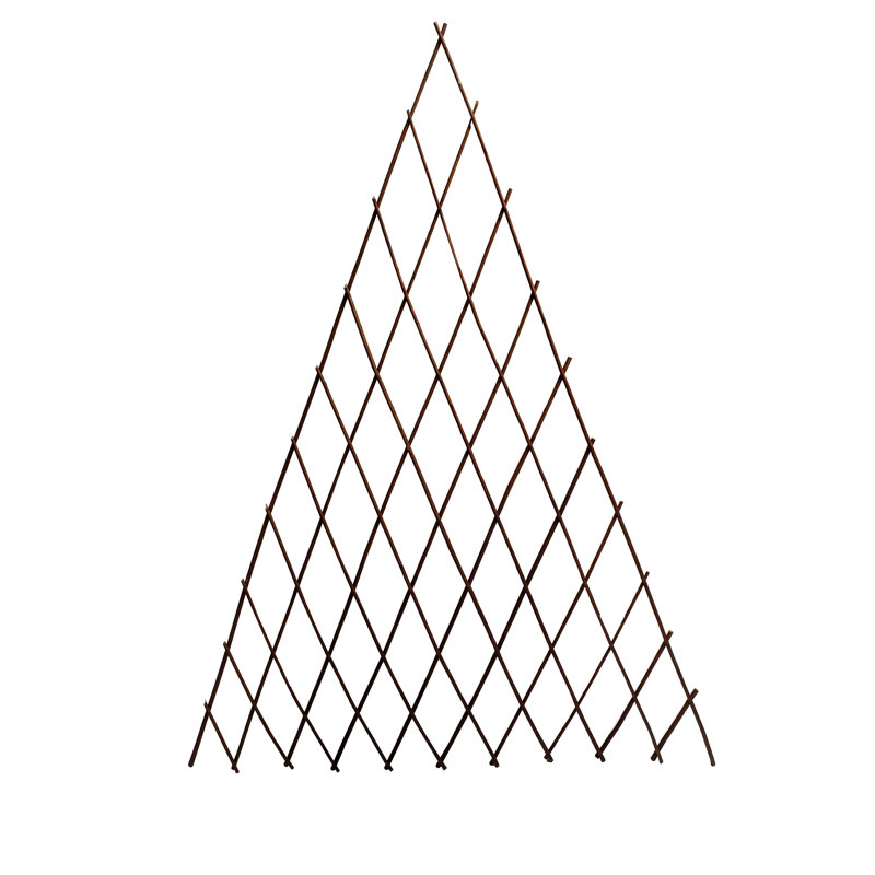 Treillis en bois de saule, Brun, H 60 po x l 12 po x P 1 po