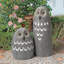 Statue de jardin chouette
