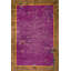 Grand tapis art déco mauve antique chinois