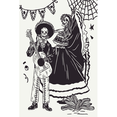 Day Of The Dead Parade II by Melissa Wang - Wrapped Canvas Print