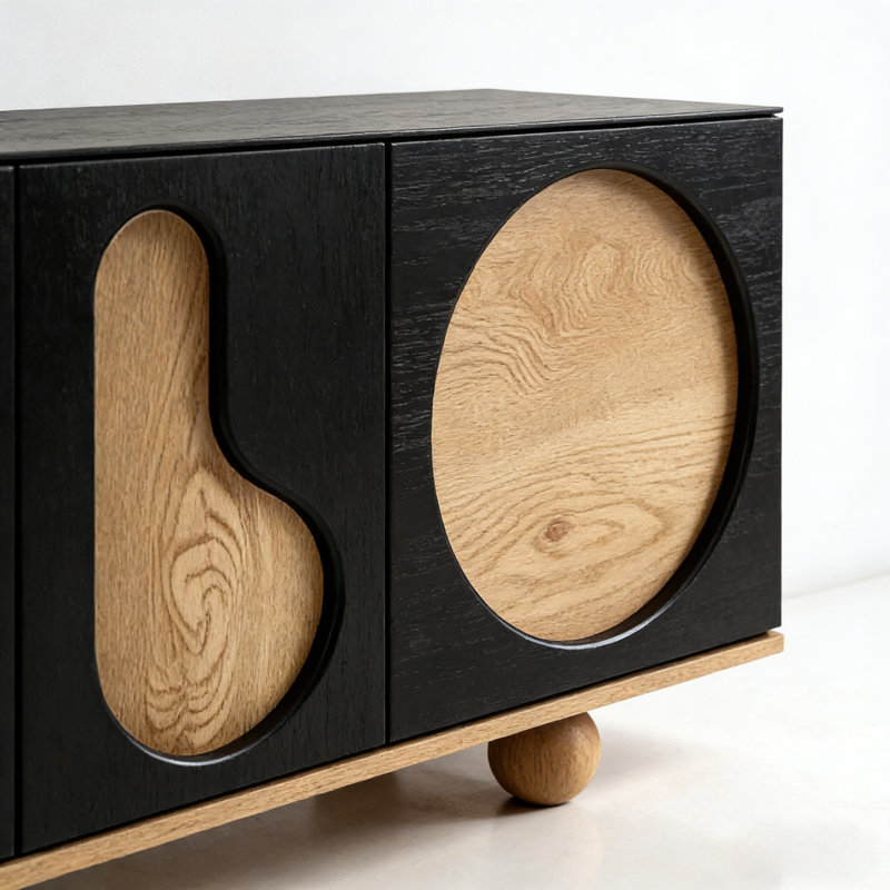 Meuble télé simple, rétro et tendance