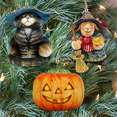 5'' Handmade Wood Holiday Shaped Ornament