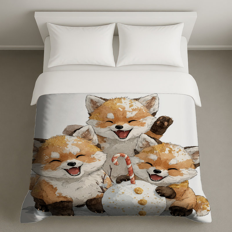 Adorables housses de couette Trio mignon, Très grand lit