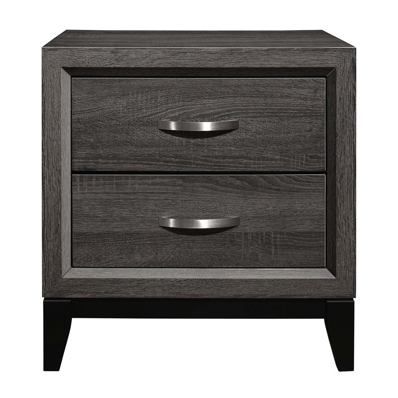 Mobilier de chambre à coucher à tiroirs en queue d'aronde de style contemporain 1pc