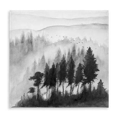 Mono Mountains Watercolor Tablecloth - Indoor/Outdoor Decor