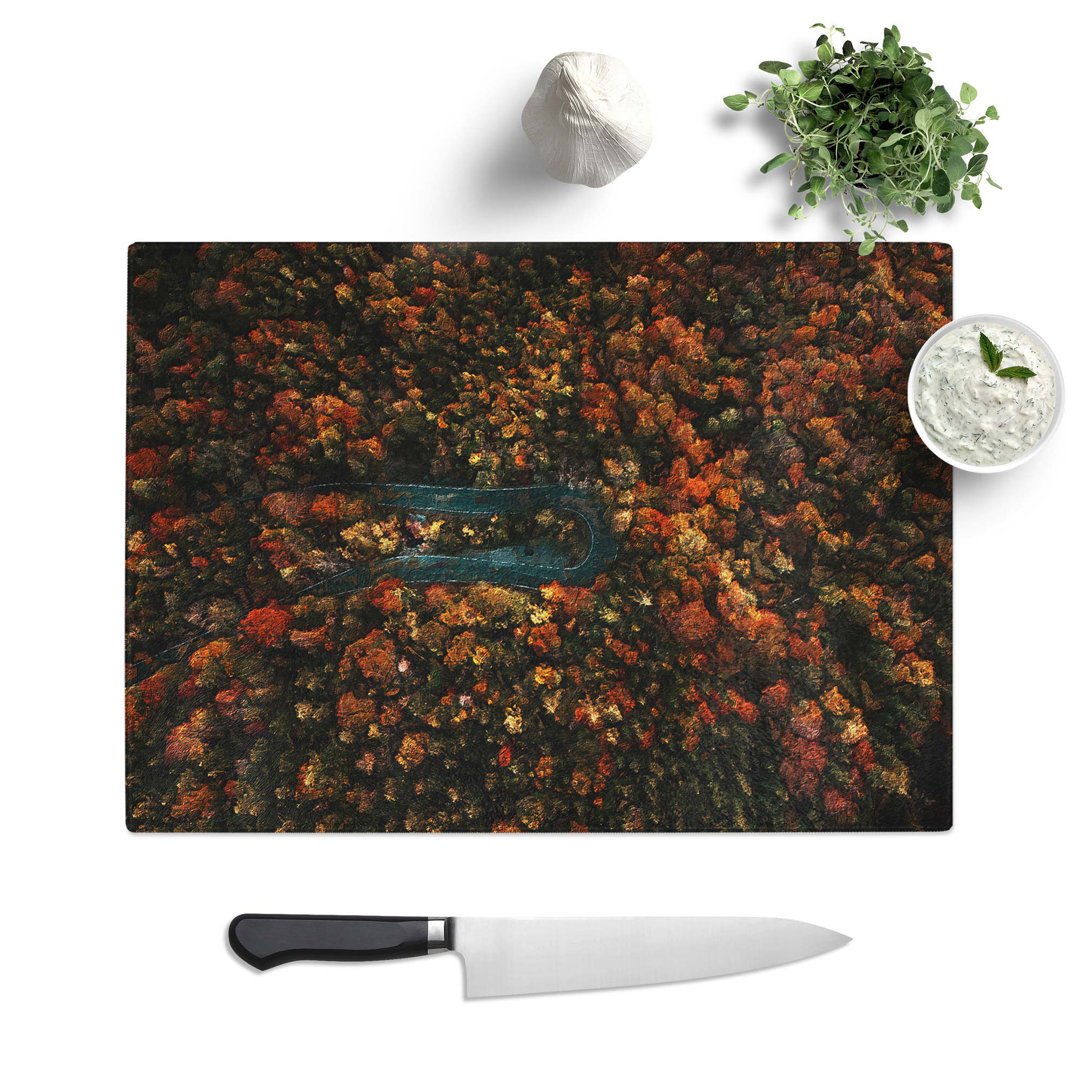 Glass Forest Road in Austria Chopping Board