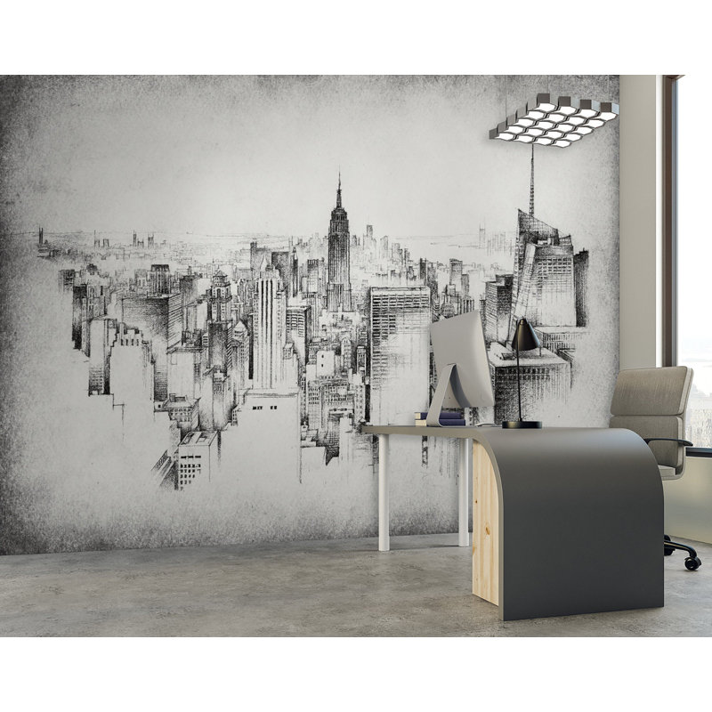 Papier peint Yosselin Skyscraper, L 49 po x l 75 po