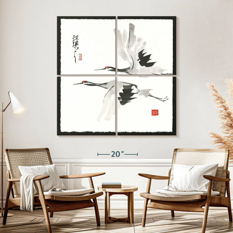 Brampt Zen Crane, 57" H x 57" W