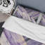 Géométrique - Glacier mauve - Ensemble de housse de couette Modern Farmhouse - Microfibre de polyester-38758086