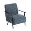 Ensemble de 2 chaises longues modernes avec structure en métal-102657589