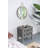 Iron Frame Vertical Round Mirror