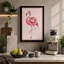Flamingo in Bloom Botanical - Wrapped Canvas-941249510-941249511