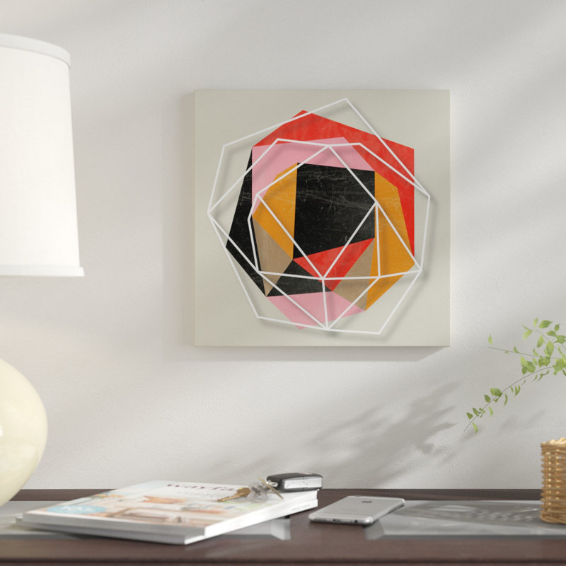 «Fill and Stroke II», impression sur toile, H 26 po x l 26 po x P 1,5 po, Toile tendue, Pas de tapis