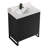 Gesell 30'' Single Bathroom Vanity with Stone Top-1045719688-1045719695