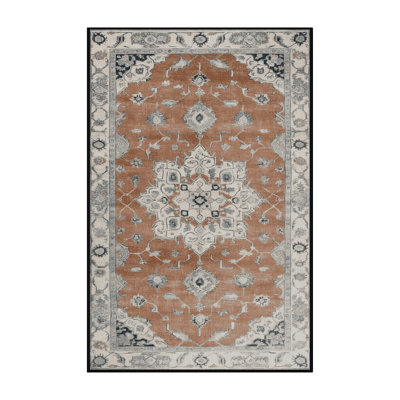 Tapis brun lavable à la machine