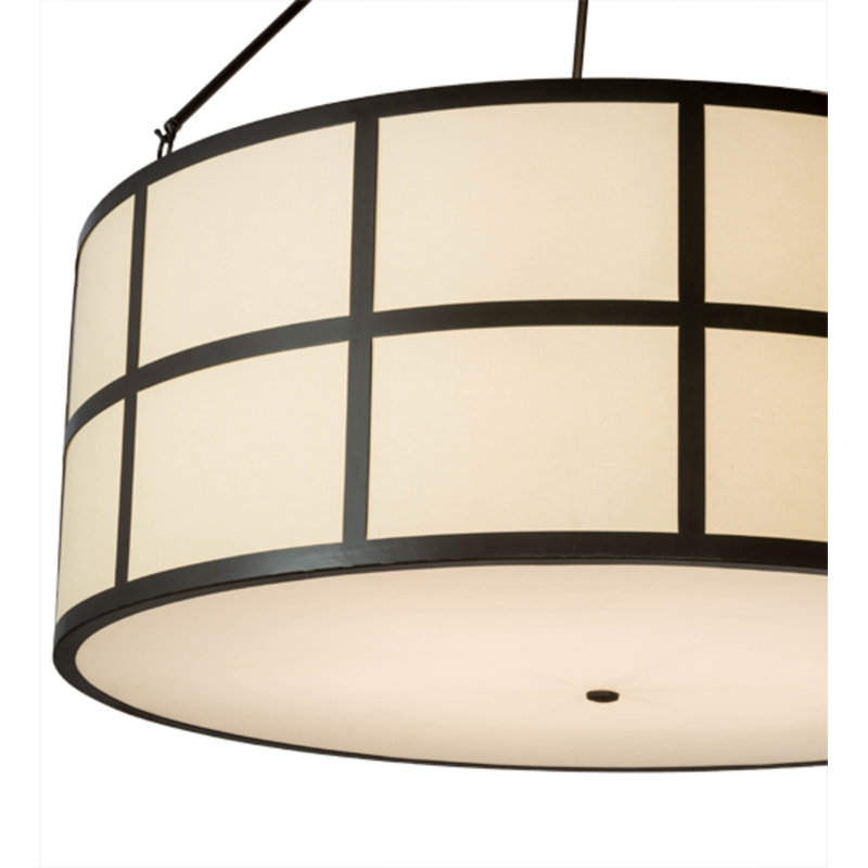 Coratello 6 - Light Dimmable Drum Chandelier