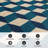 Hendriex Geometric Blue/Turquoise/Ivory Indoor&Outdoor Area Rug-1254042229