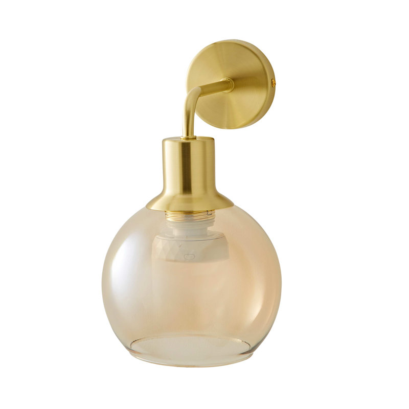 Dejuane Flush Mounted Sconce, Gold, Beige