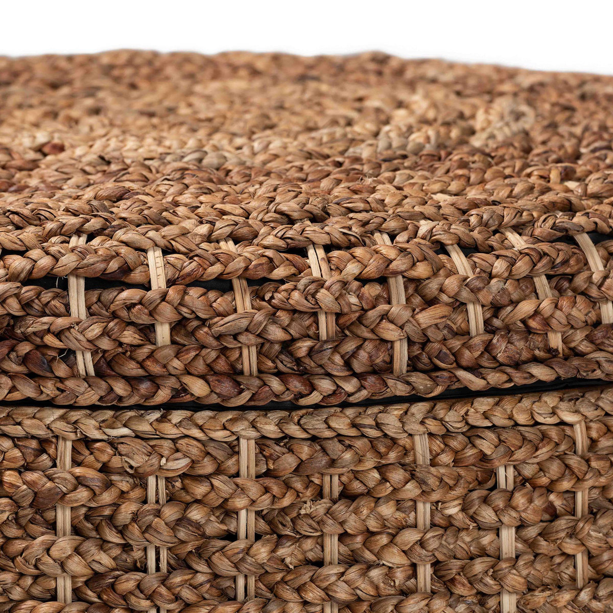 Curated visual reference: Picture Idea: August Grove Bali Pari Bailey Handwoven Seagrass Storage Ottoman